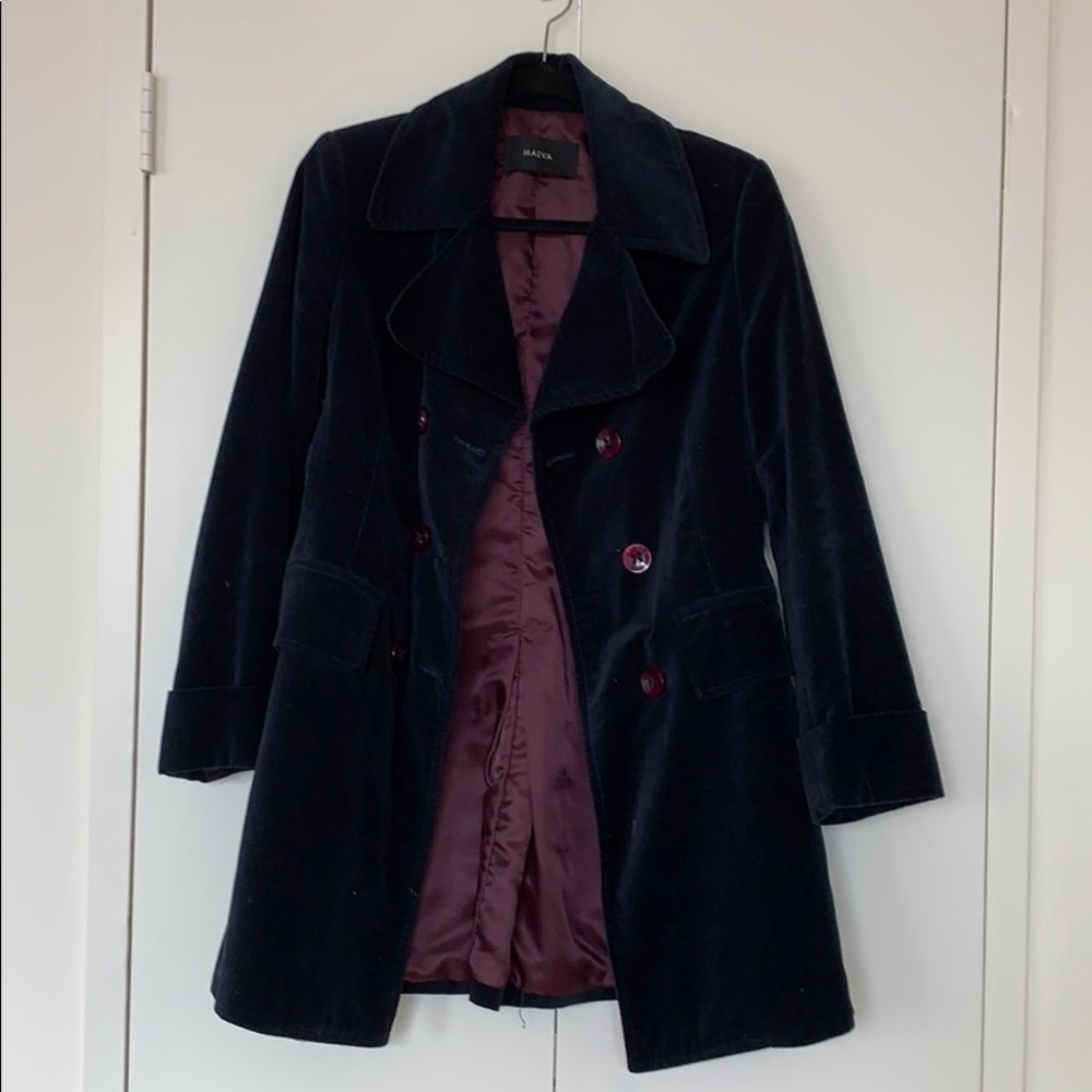 Velvet Blazer Coat